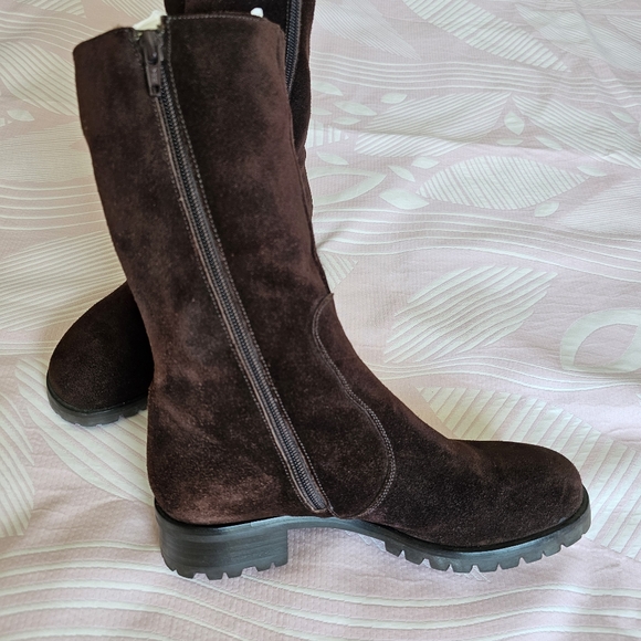 Barneys co-op suede leather boots - Picture 5 of 15